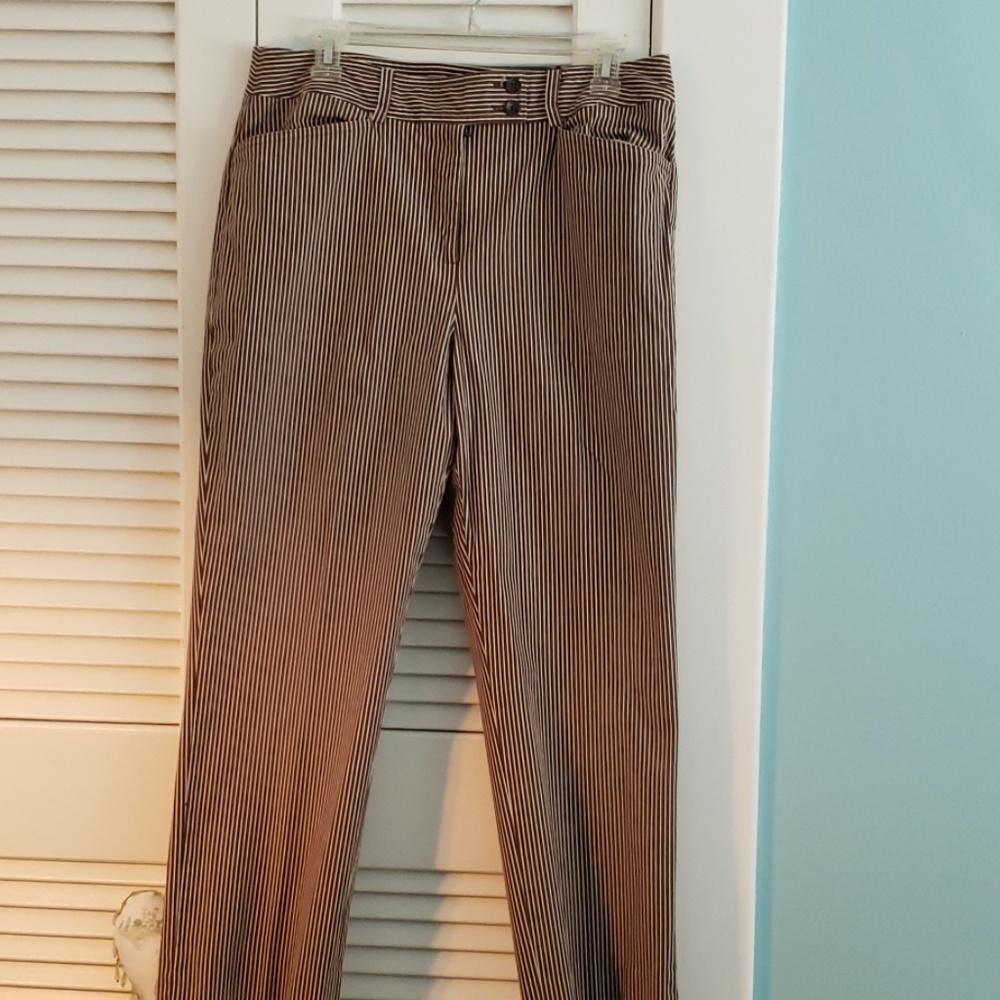 Pin striped slacks